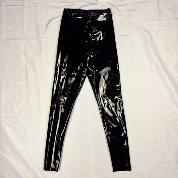 Commando Black Vinyl Leggings - Picture 1 of 2